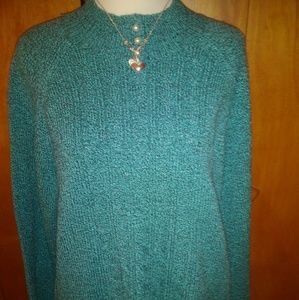 Rebecca Malone Teal Sweater